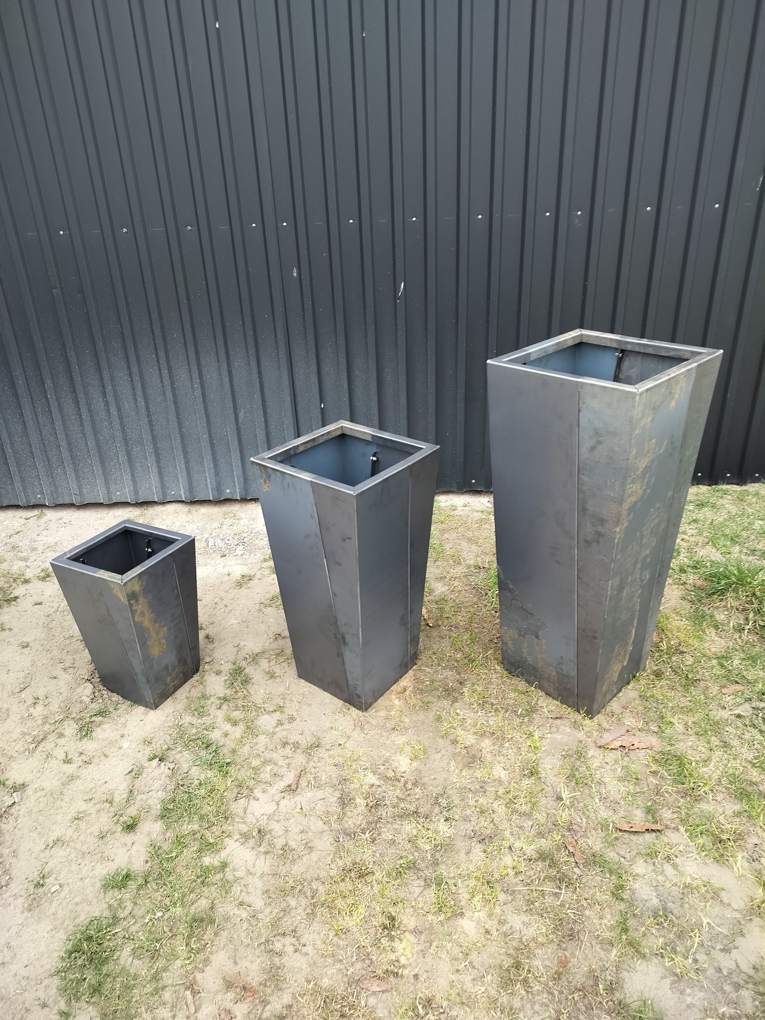 Corten krukor