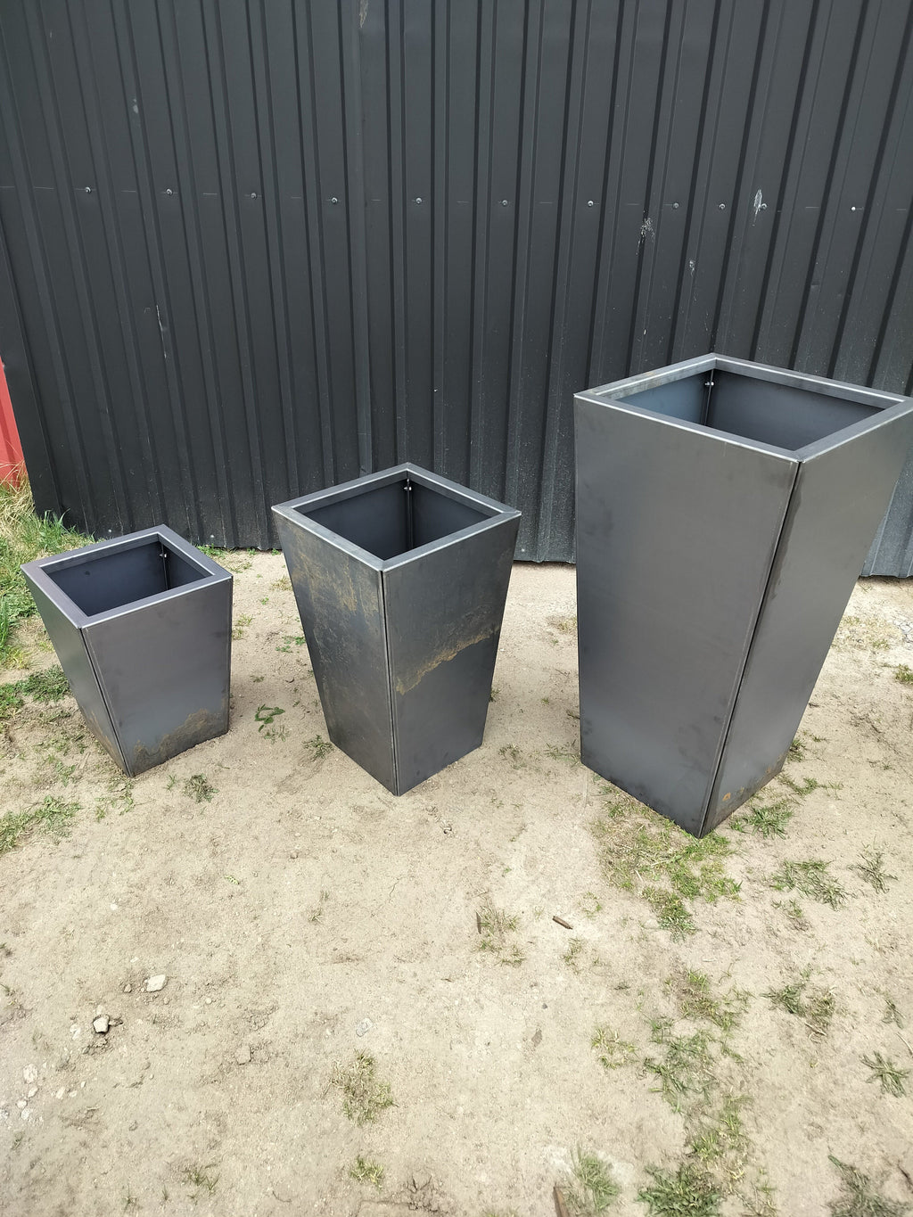 Corten krukor