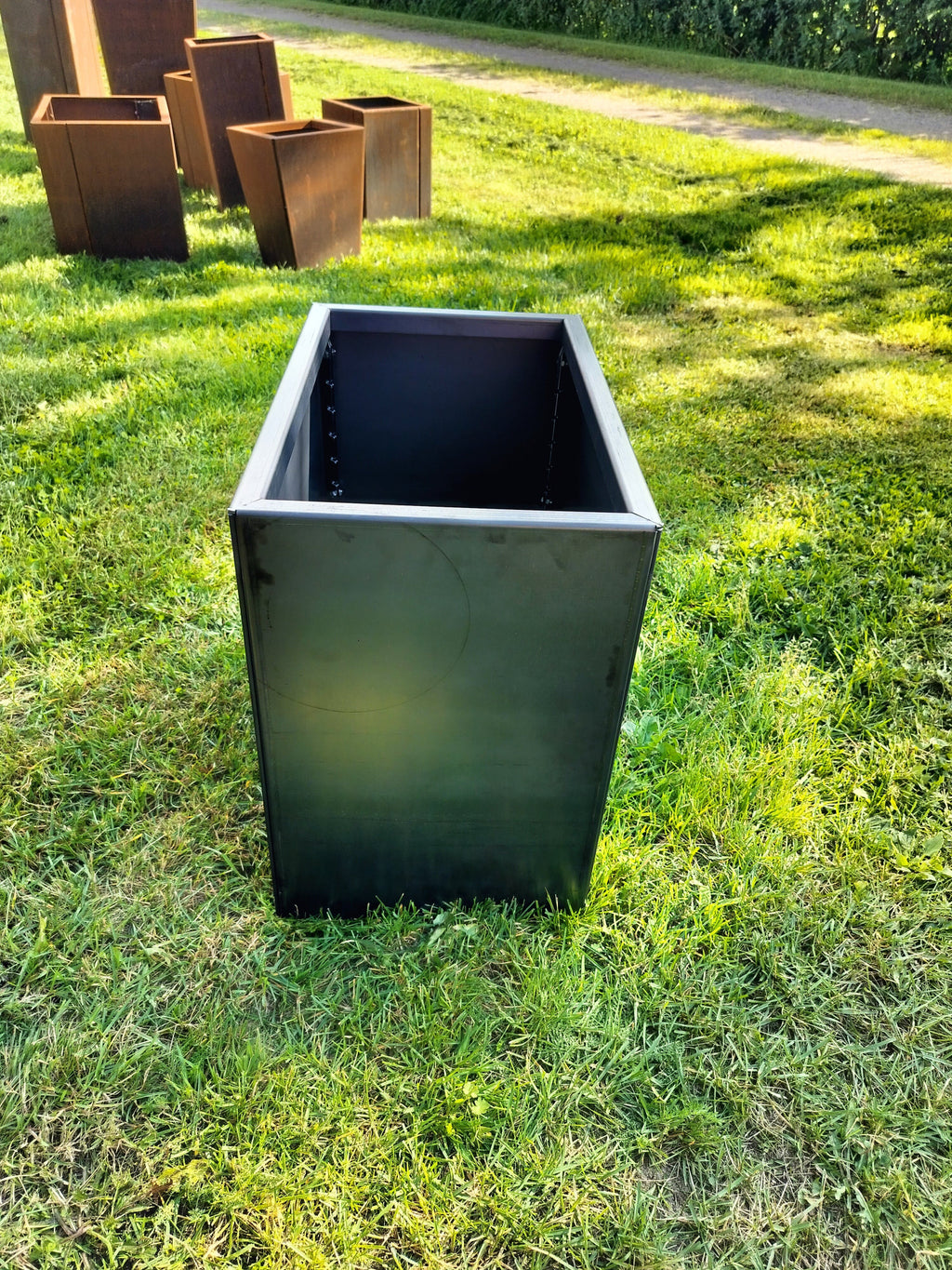 Corten blomlåda 32x52x47 cm