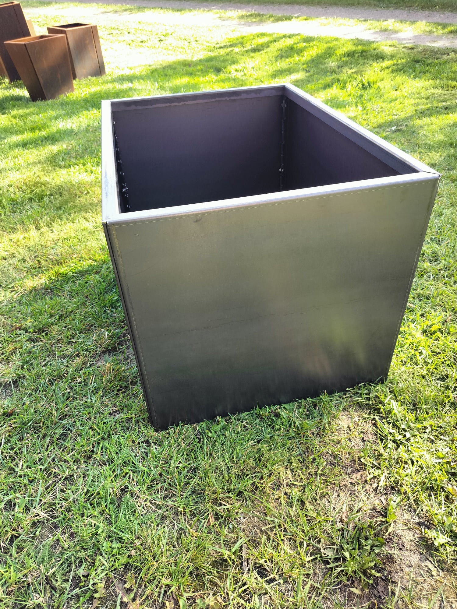 Corten blomlåda 52x72x47 cm