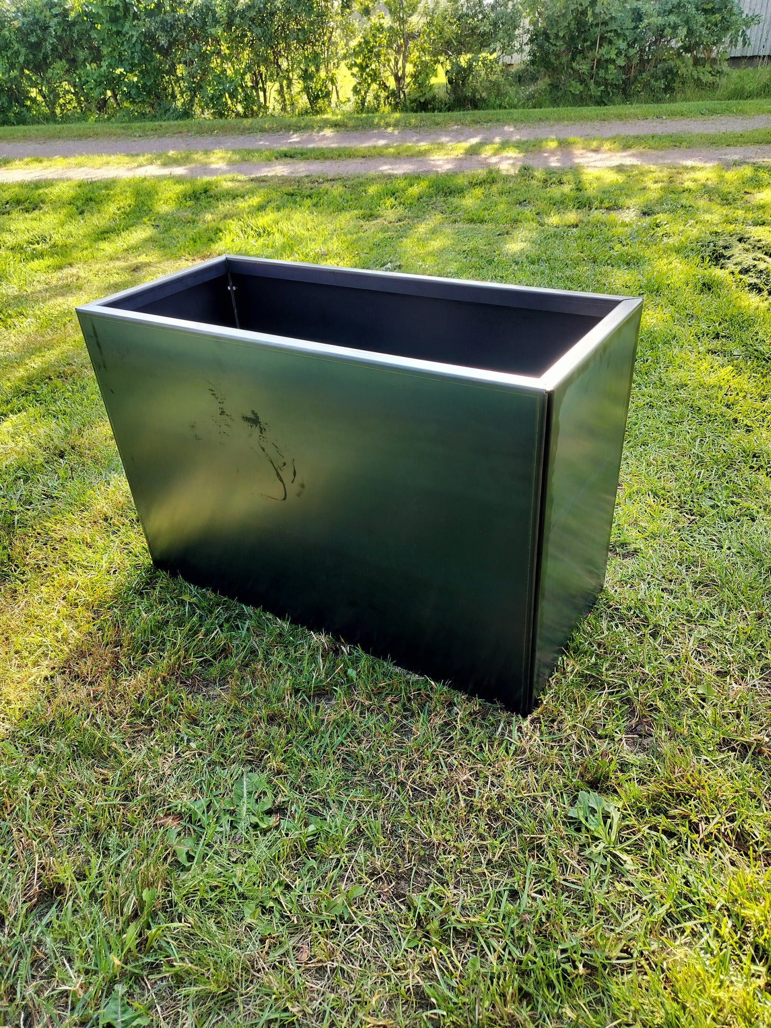 Corten blomlåda 32x52x47 cm