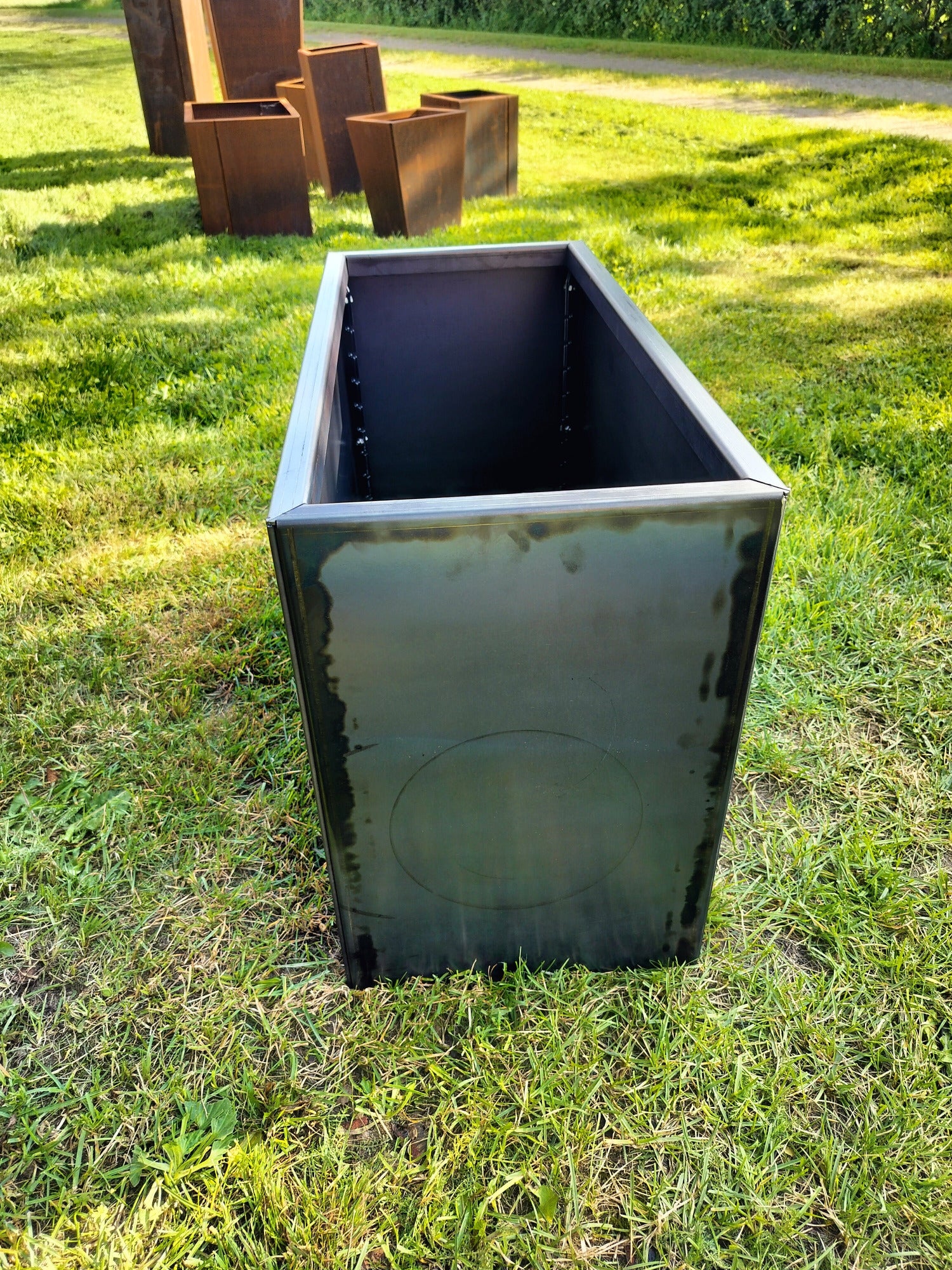 Corten blomlåda 32x52x47 cm