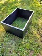 Corten blomlåda 52x72x32 cm