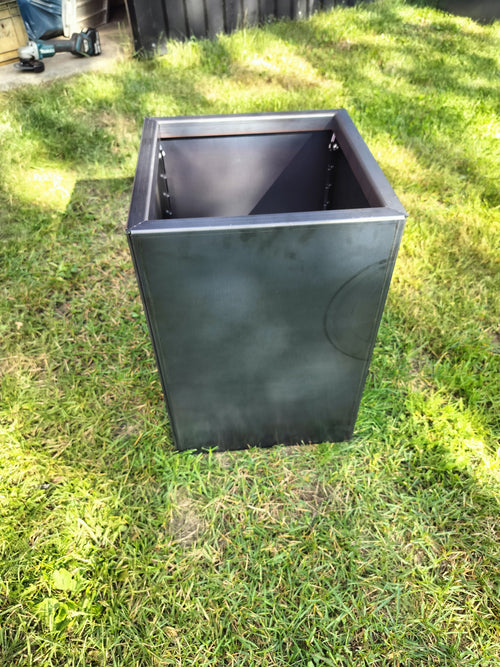 Corten blomlåda 32x32x47 cm