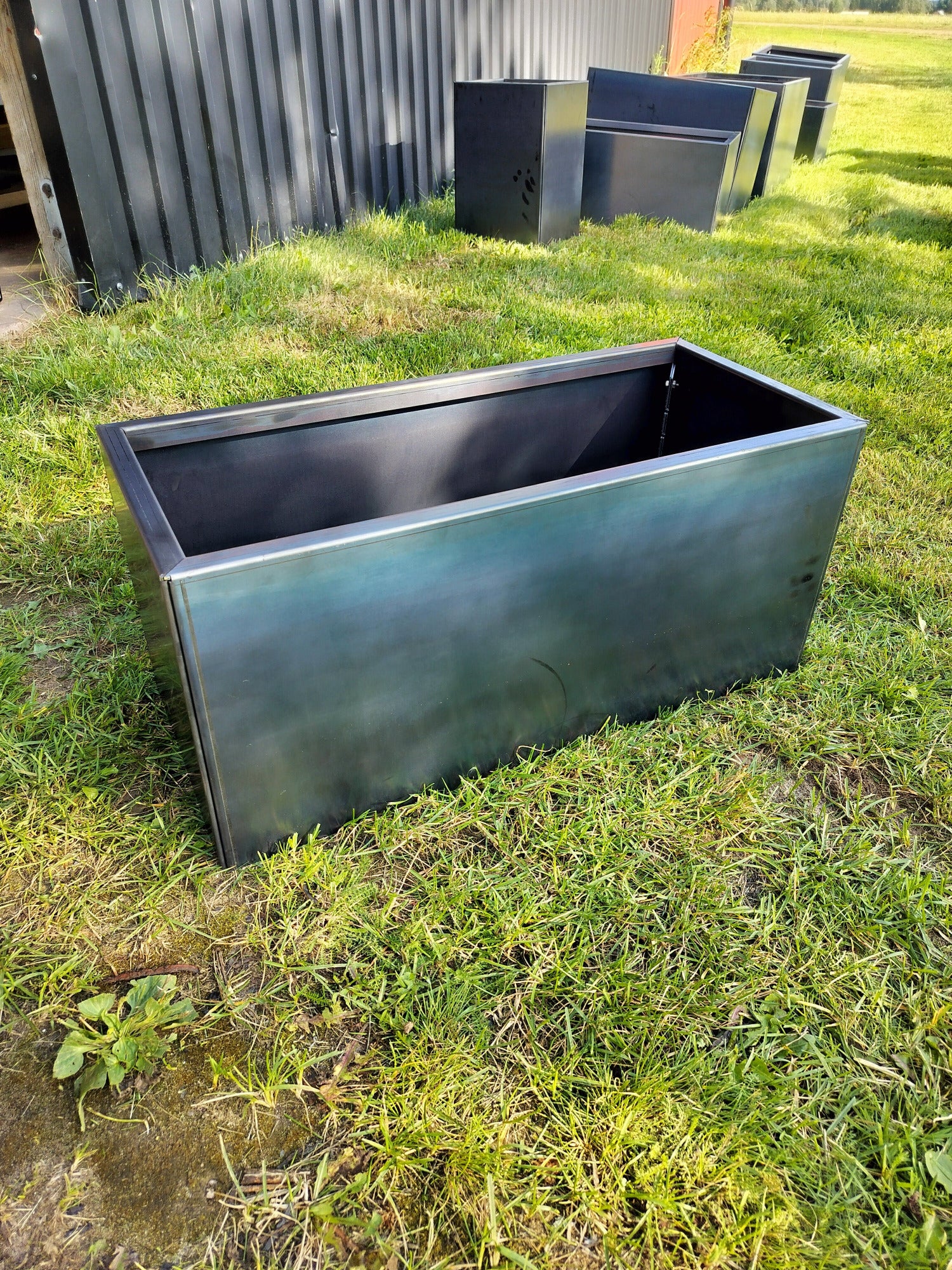 Corten blomlåda 32x52x32 cm