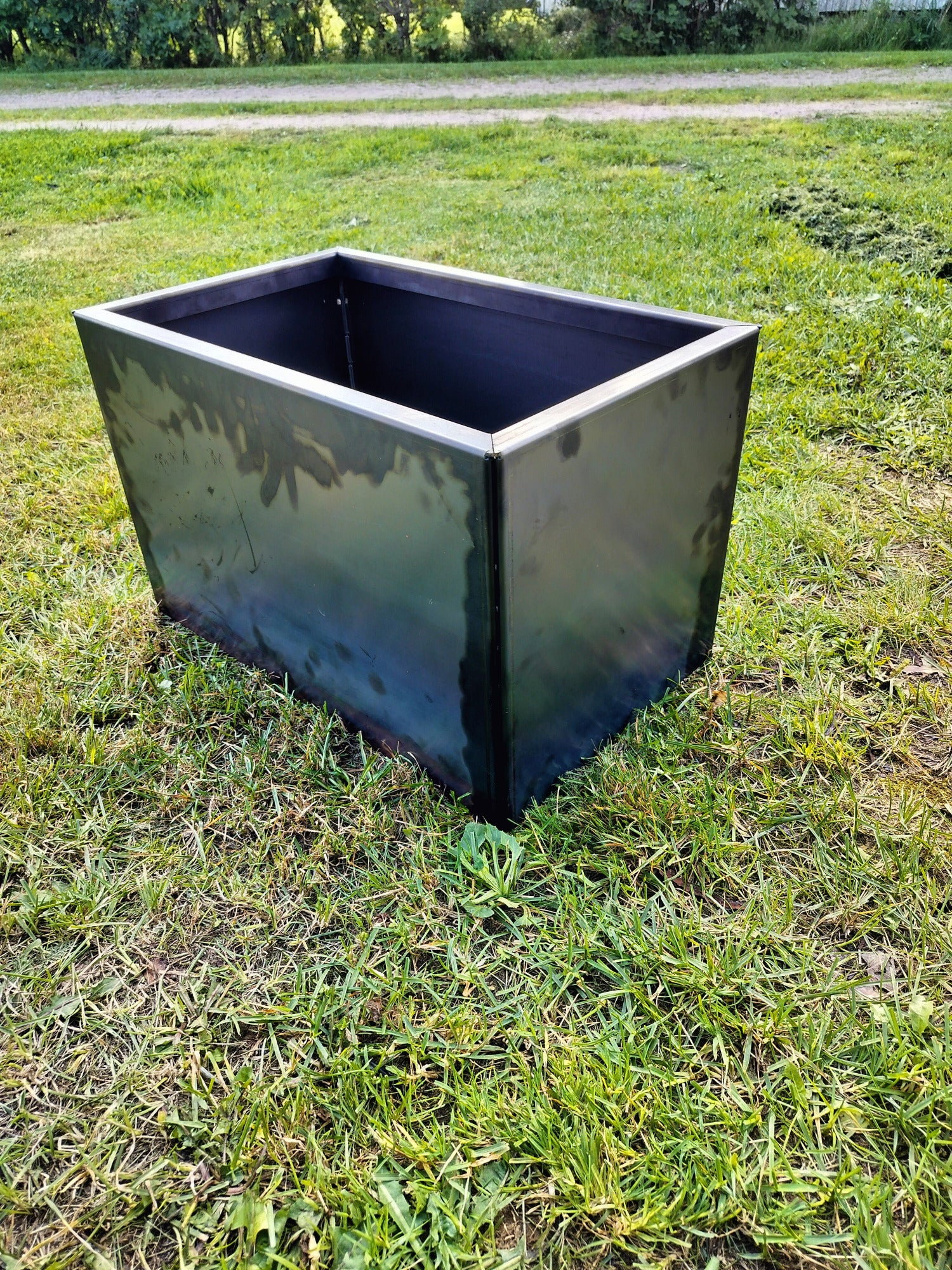 Corten blomlåda 32x52x32 cm