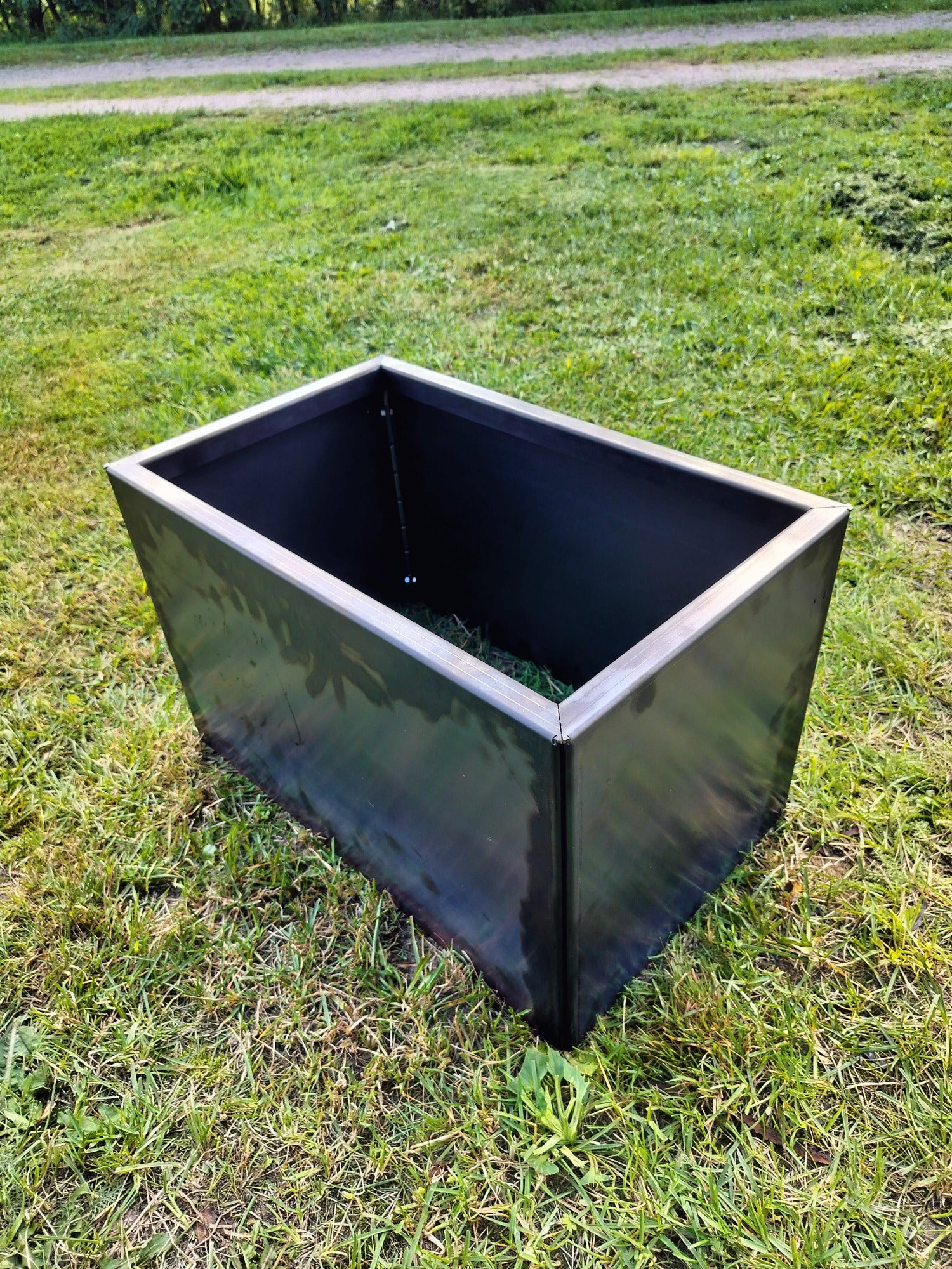 Corten blomlåda 32x52x32 cm