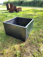 Corten blomlåda 52x52x32 cm